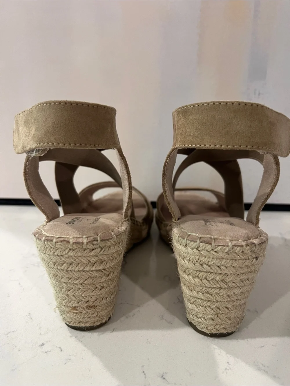 Sonoma Goods For Life Hornbeam women's espadrille wedges size 8